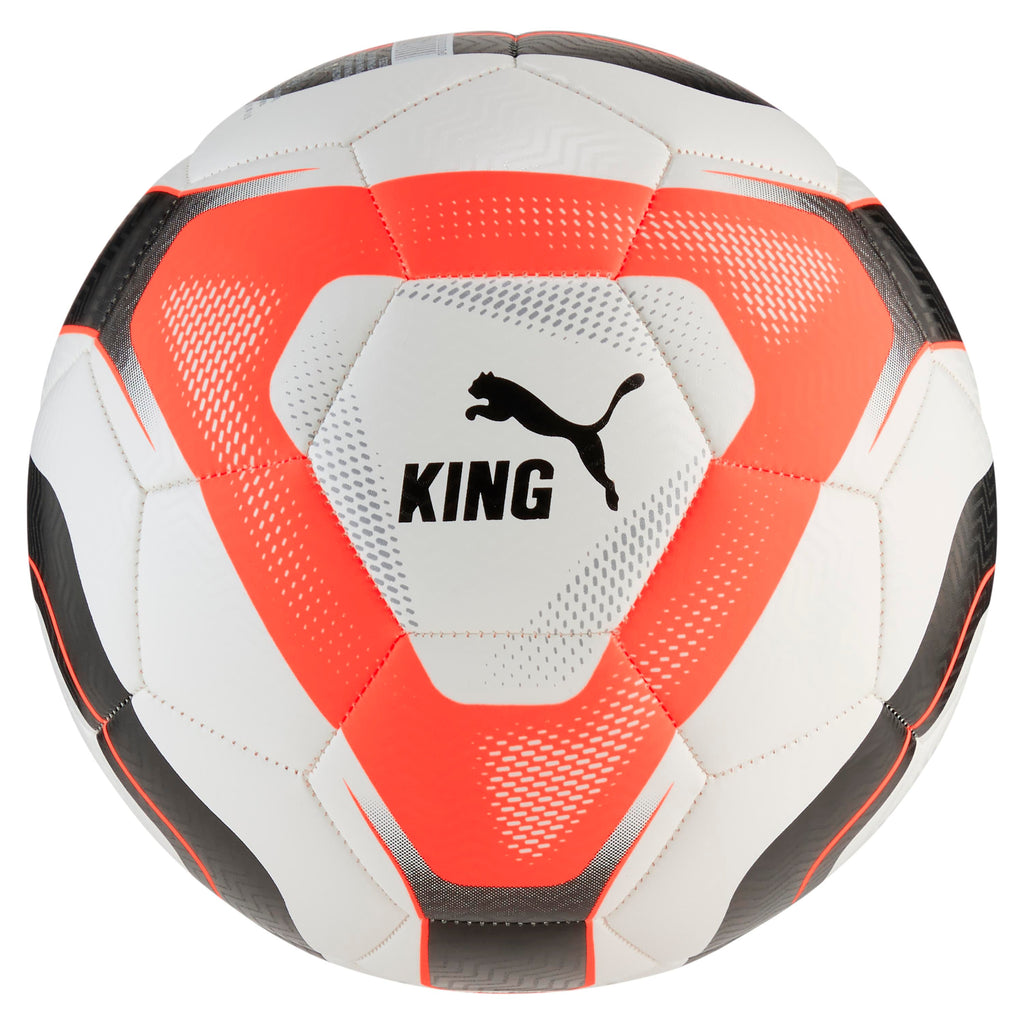 Puma KING Ball White - Glowing Red