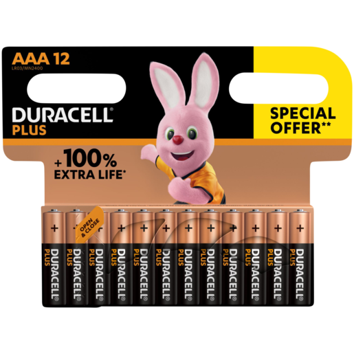 Duracell Mainline Plus AAA 12Pack