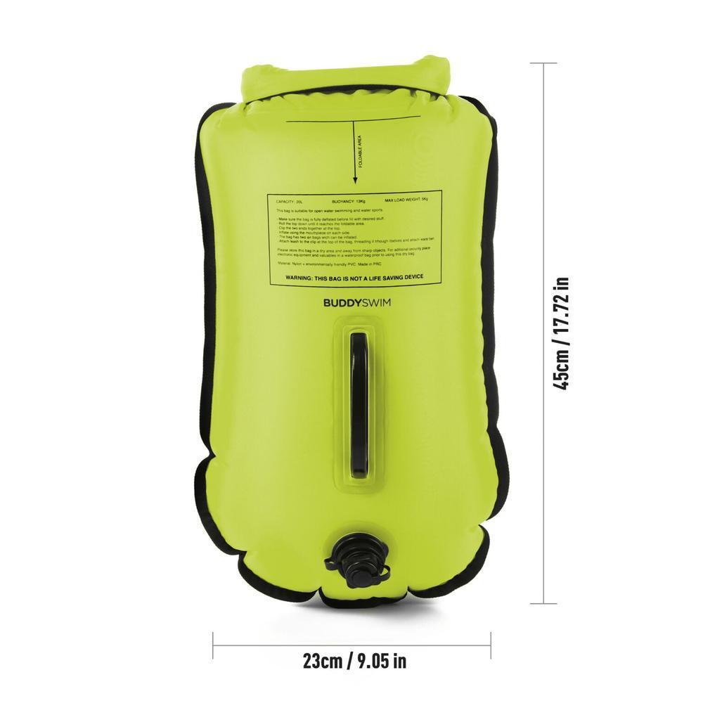 Buddyswim Dry Bag Buoy CSW 20Lt Yellow