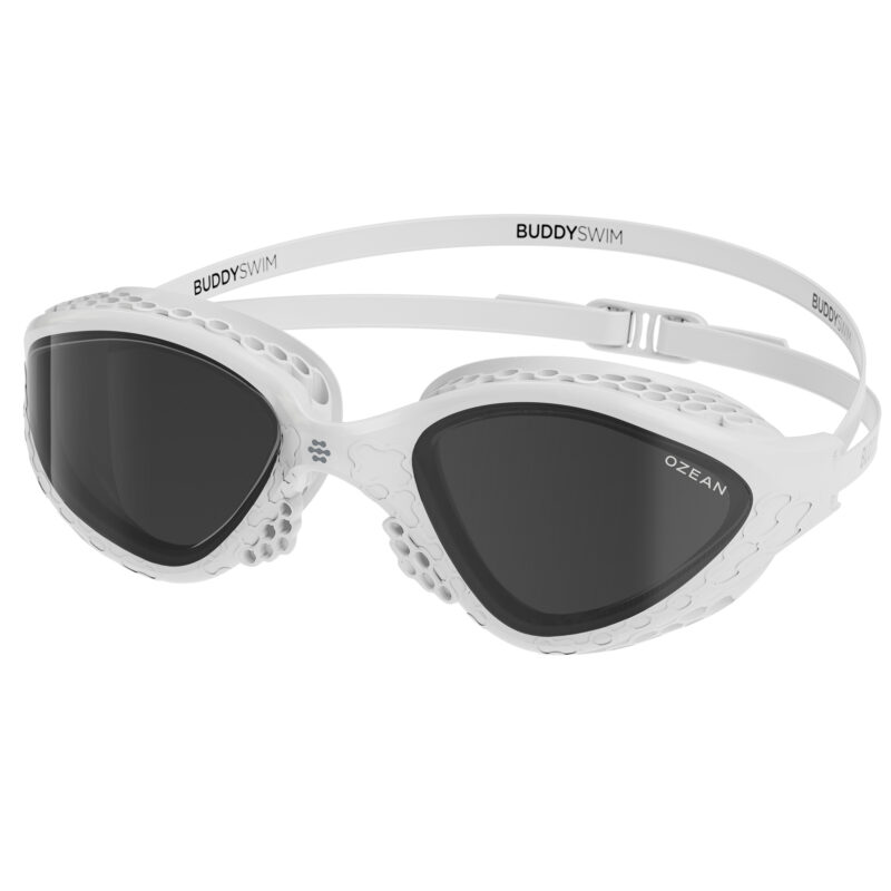Buddyswim Goggles Ozean White/Smoke