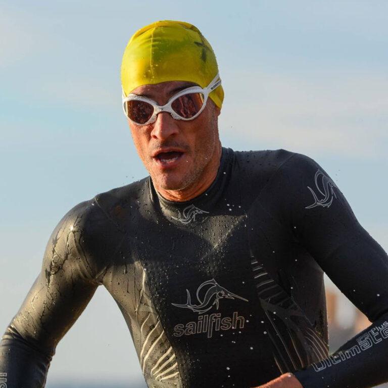 Buddyswim OzeanX Swim Goggles – Black / Orange Mirror