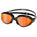 Buddyswim OzeanX Swim Goggles – Black / Orange Mirror