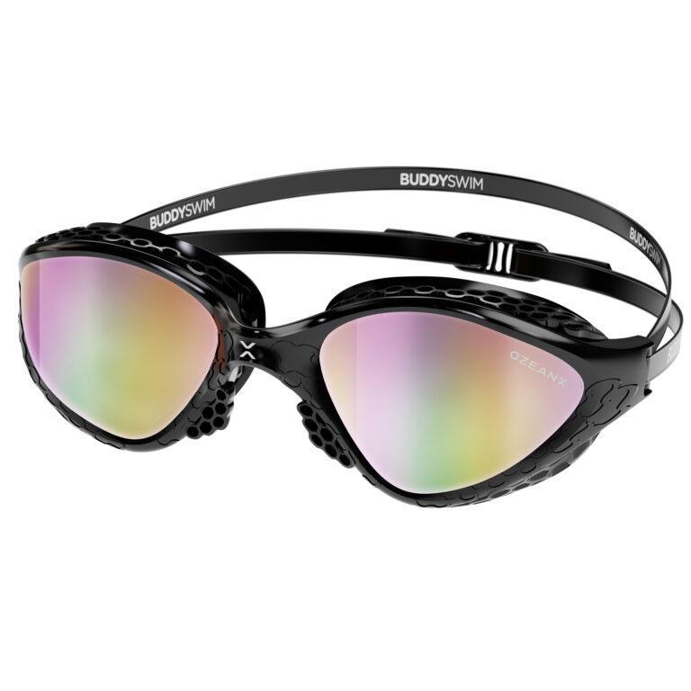 Buddyswim OzeanX Swim Goggles – Black / Iridium Mirror