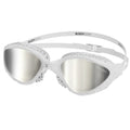 Buddyswim OzeanX Swim Goggles – White / Silver Mirror