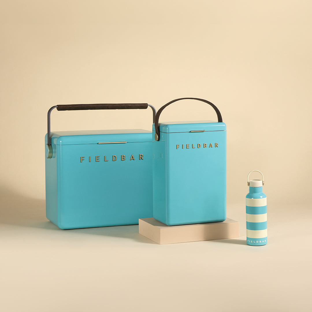 Cooler Box Set & Bottle /  Bazaruto Blue