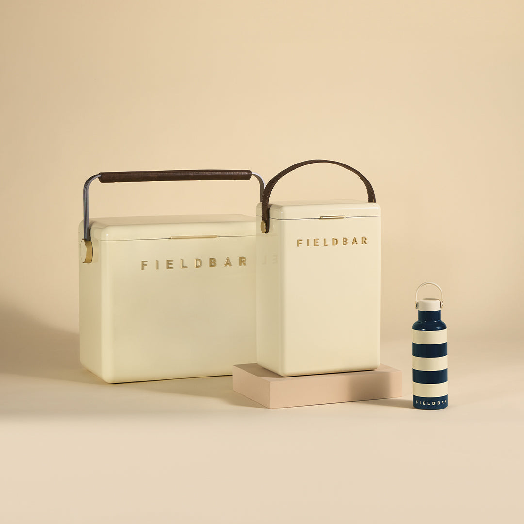 Cooler Box Set & Bottle / Safari White