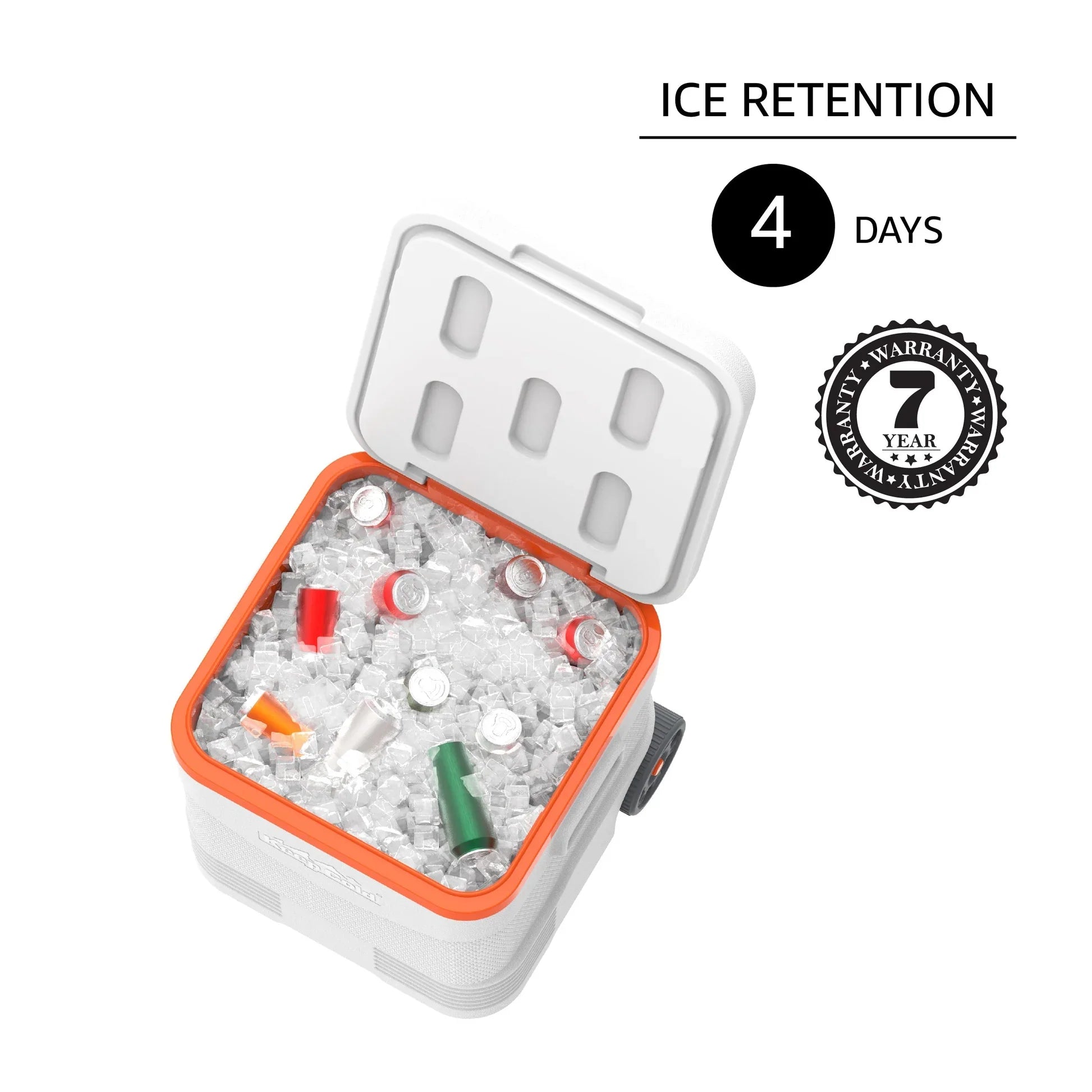 Cosmoplast CP1020 30L KeepCold Picnic Trolley Icebox - White