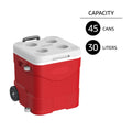 Cosmoplast CP1022 30L KeepCold Picnic Trolley Icebox - Red