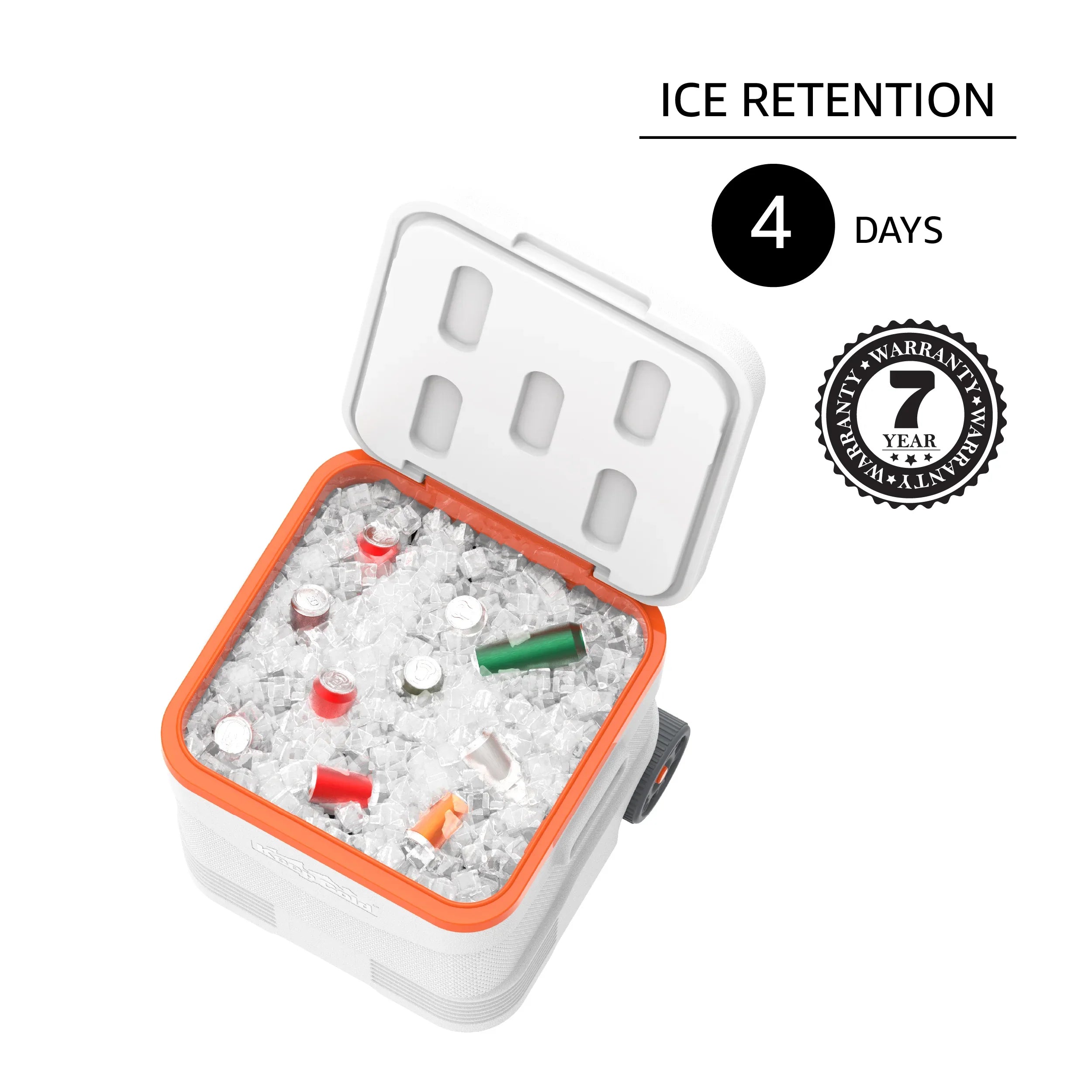 Cosmoplast CP1030 45L KeepCold Picnic Trolley Icebox - White