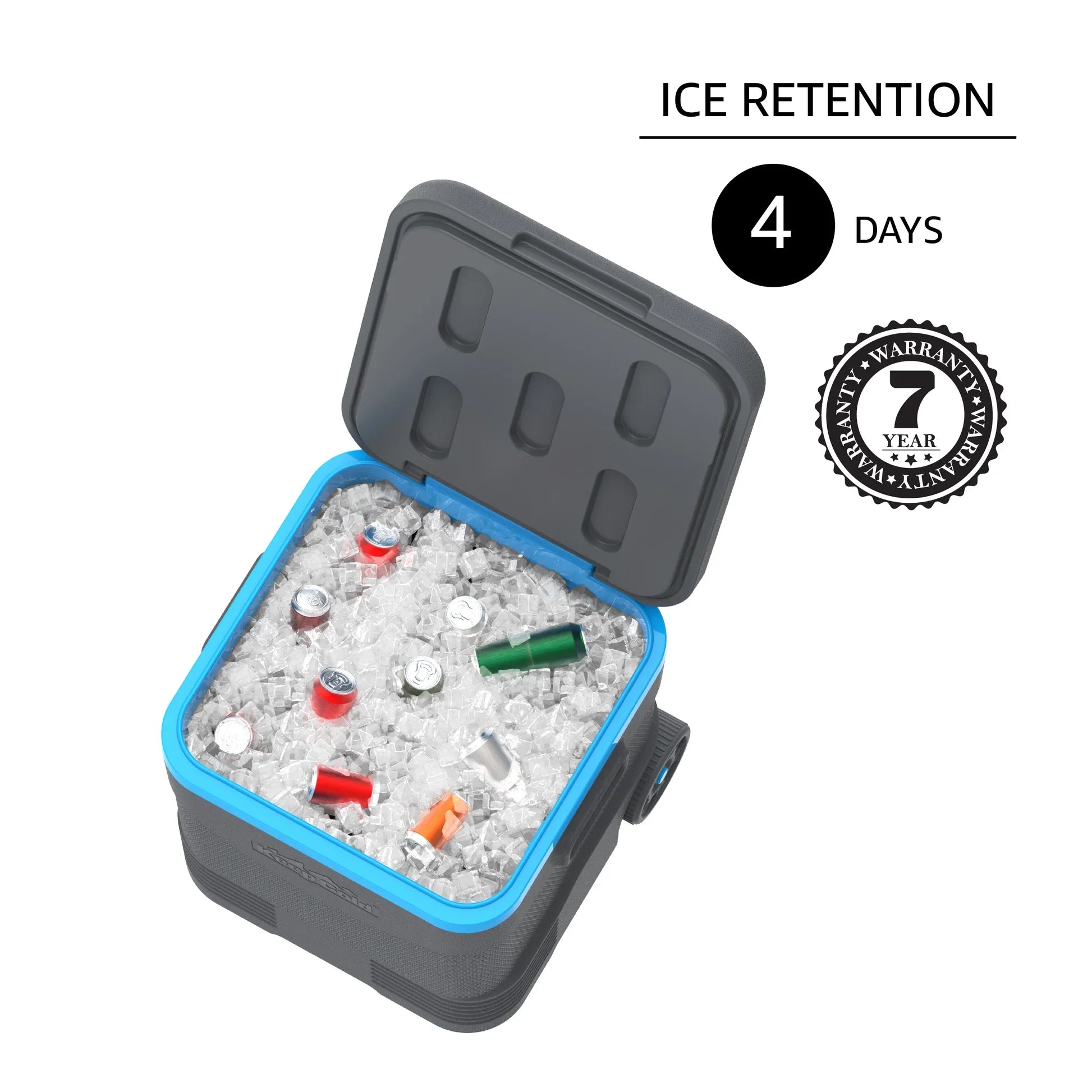 Cosmoplast CP1031 45L KeepCold Picnic Trolley Icebox - Grey