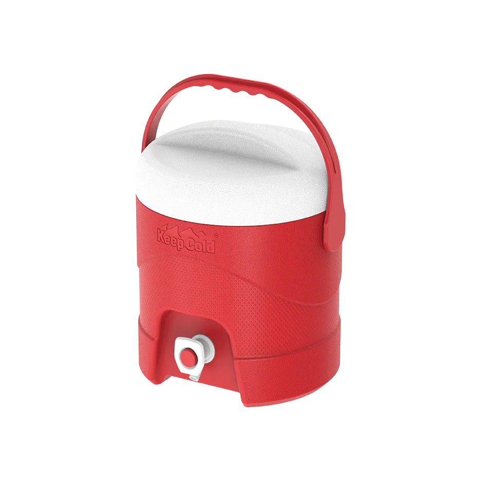 Cosmoplast CP1150 4L KeepCold Picnic Water Cooler - Red