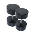 Demo - Steel Dumbbell (Gloss Black) 27.5Kg Made In Sa*