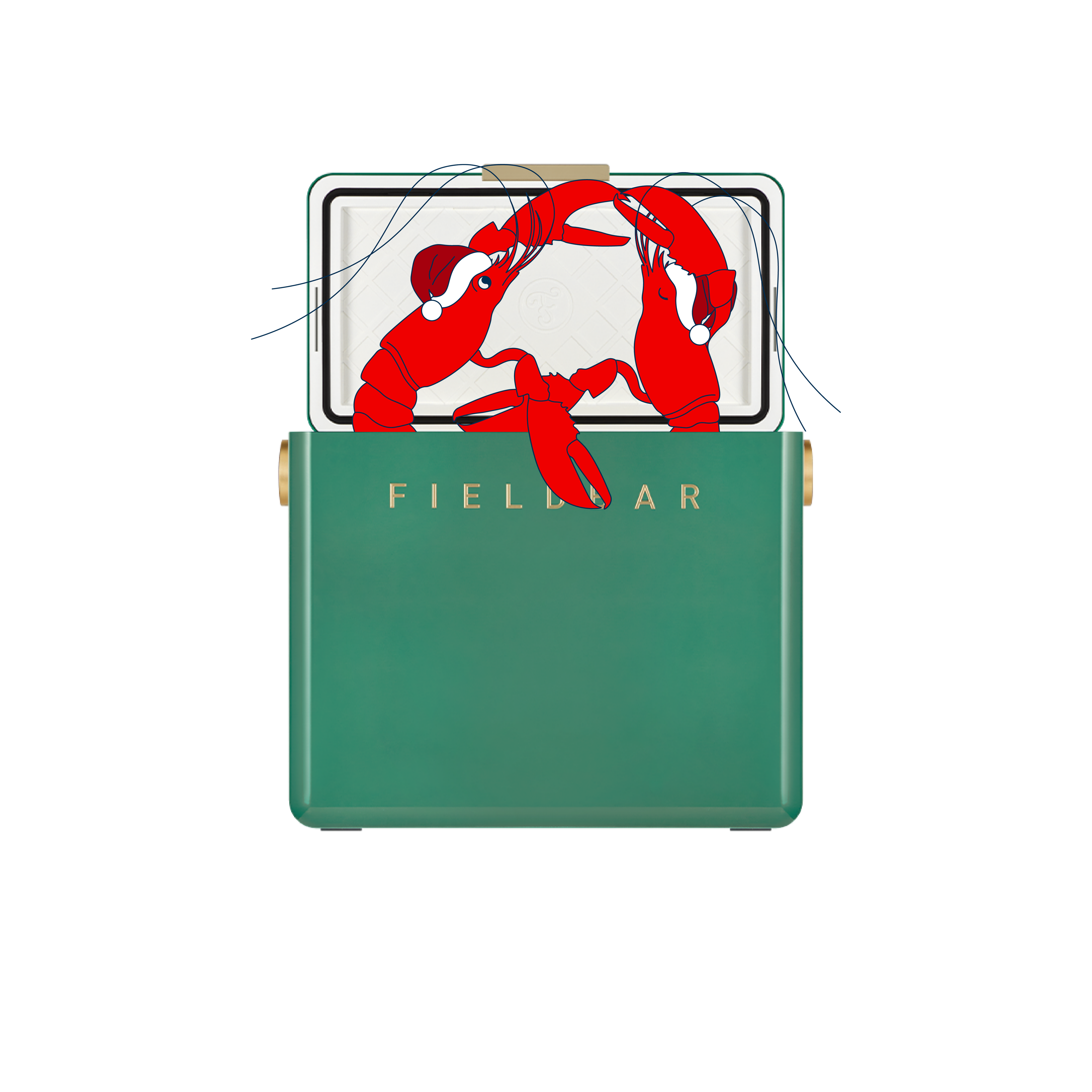 Gin Trunk / Parisian Green