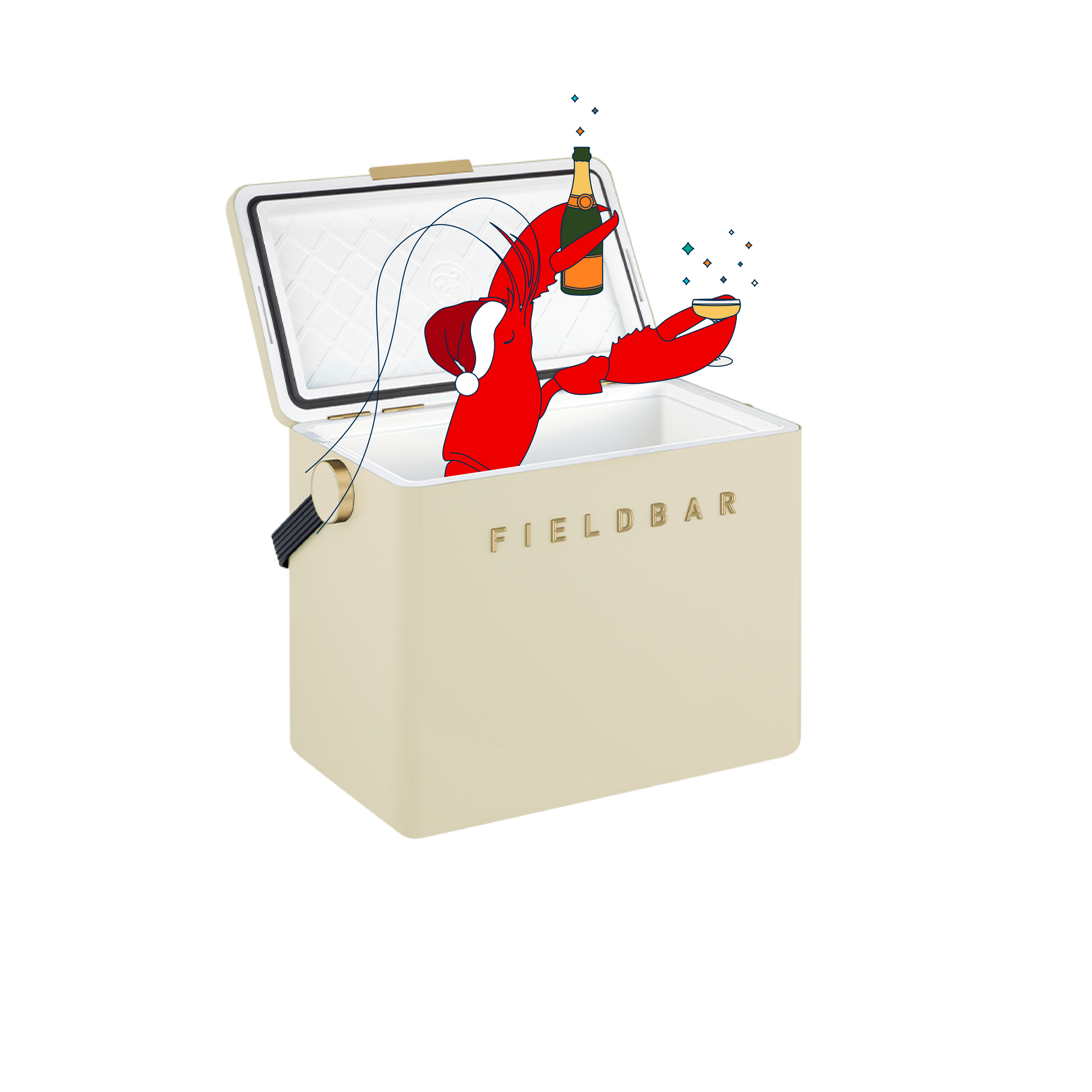 Gin Trunk / Safari White