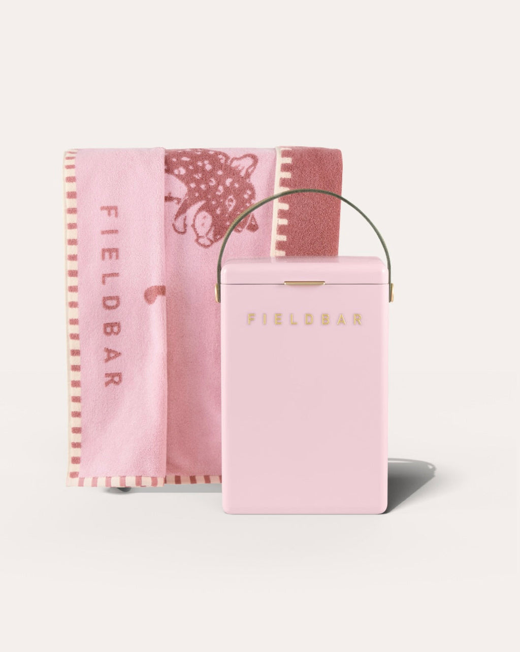 Drinks Box & Towel Bundle / Nellie Pink