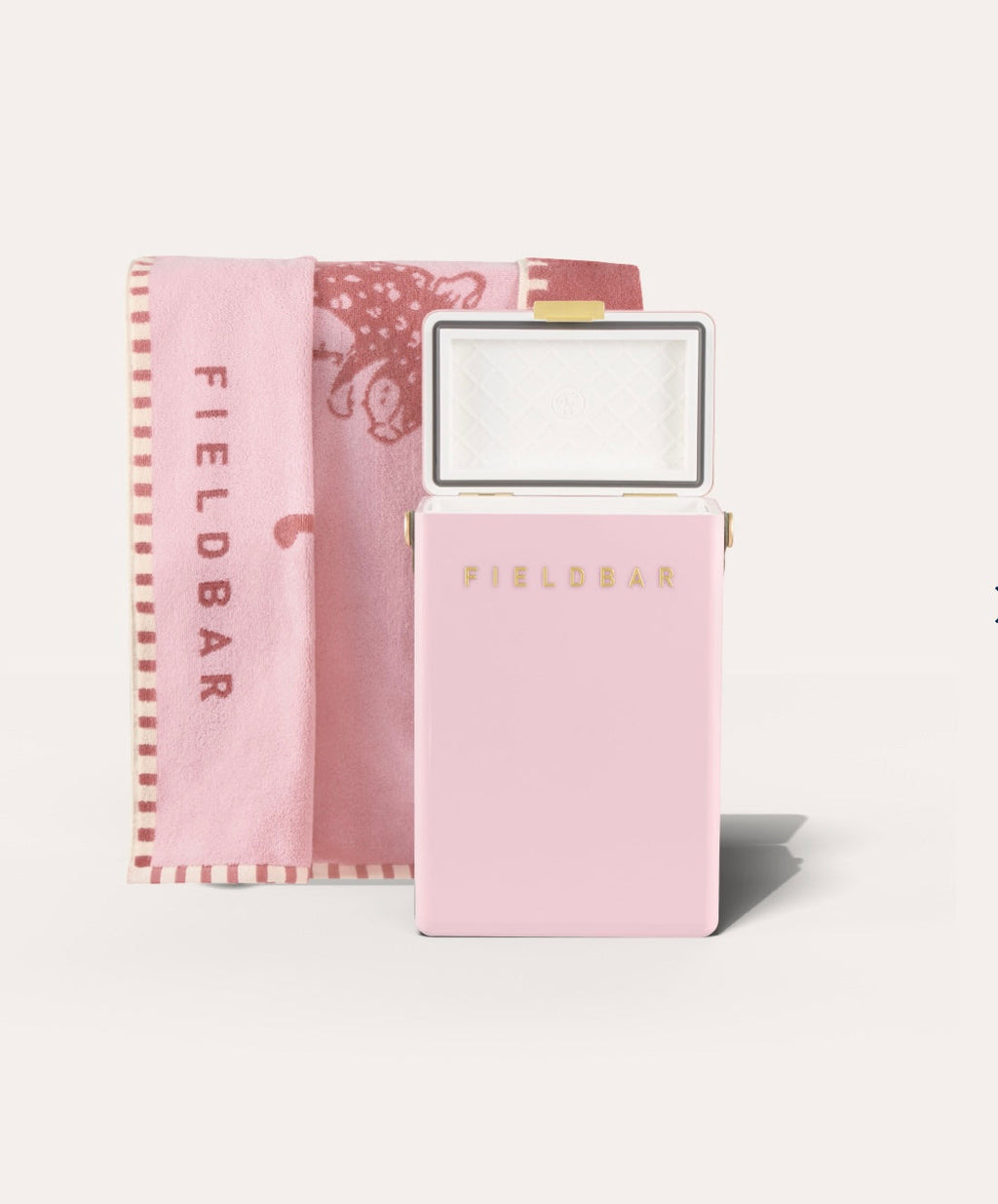 Drinks Box & Towel Bundle / Nellie Pink