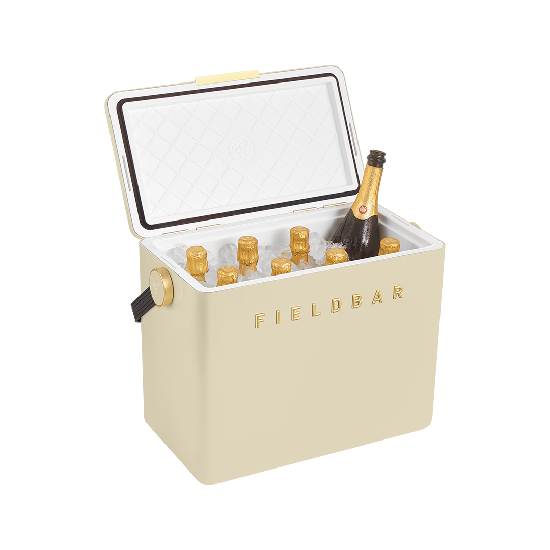 Cooler Box Set & Bottle / Safari White