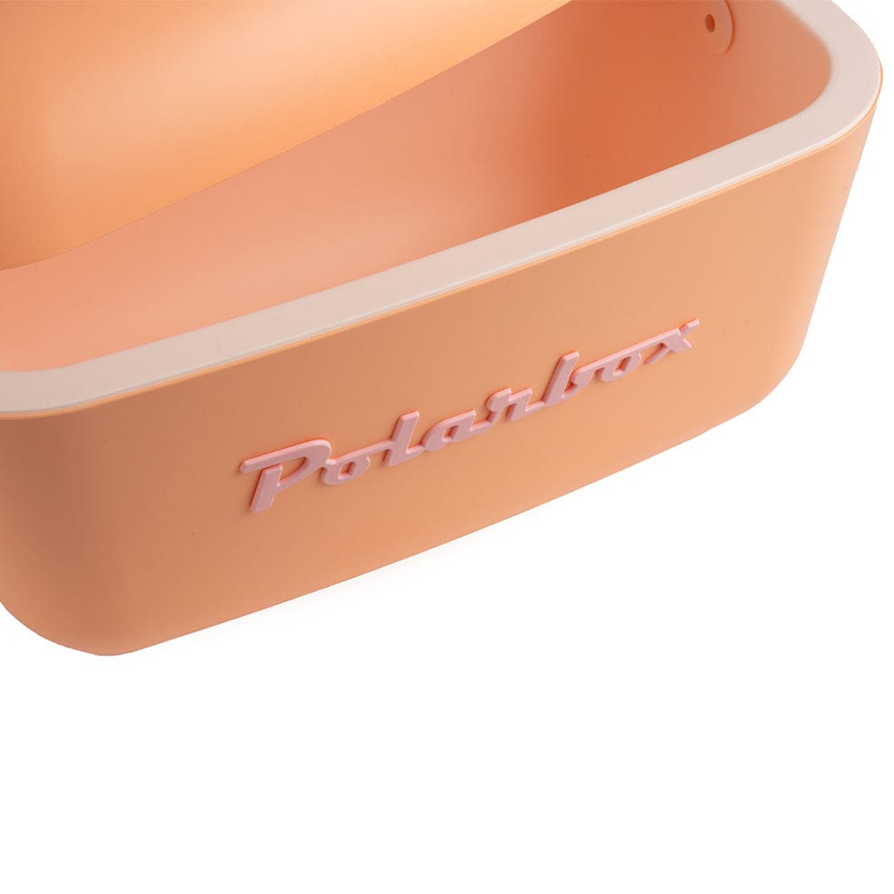 Polarbox Retro Cooler Box 12L | 20L Orange Sorbet and Pink