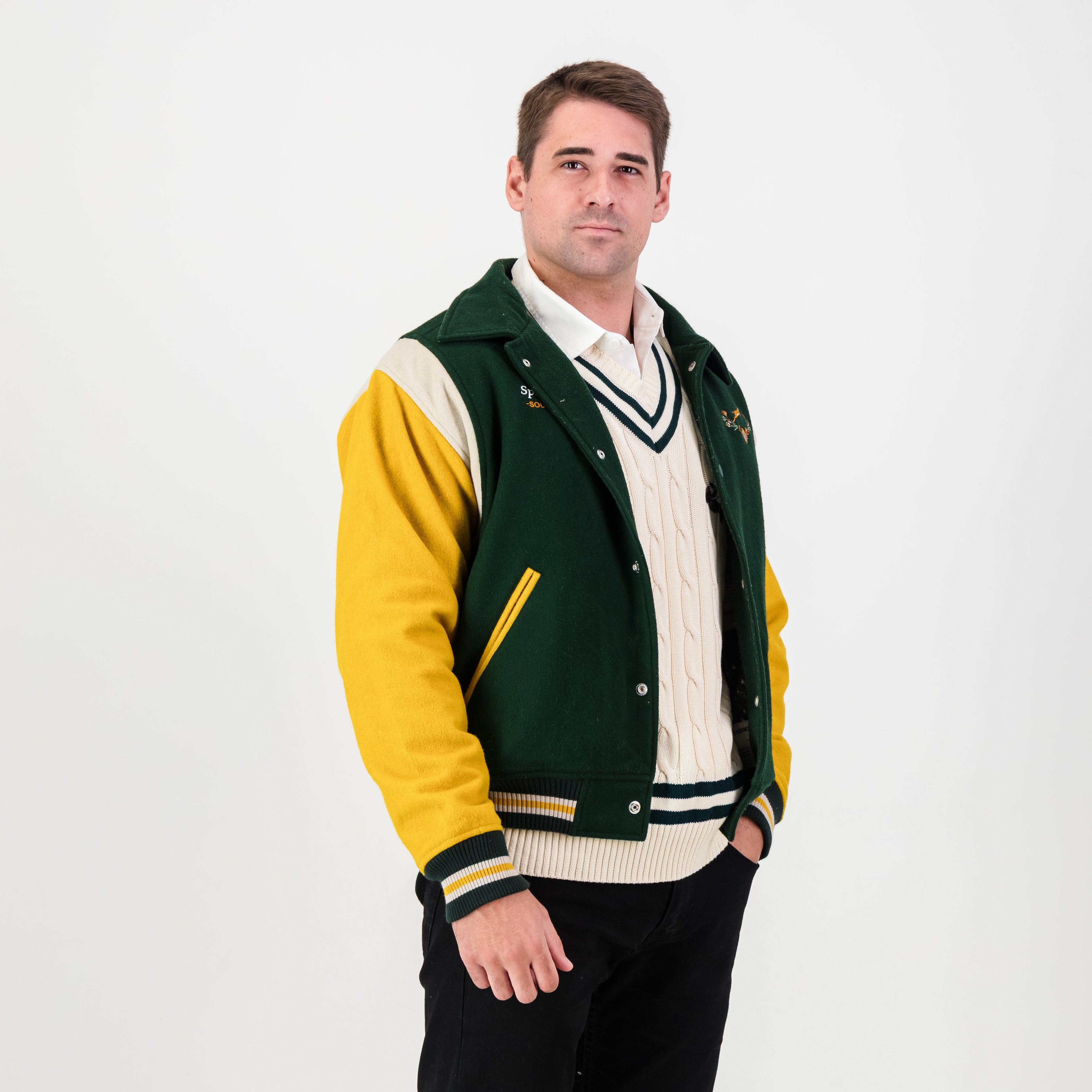 Springboks Wool Bomber Jacket