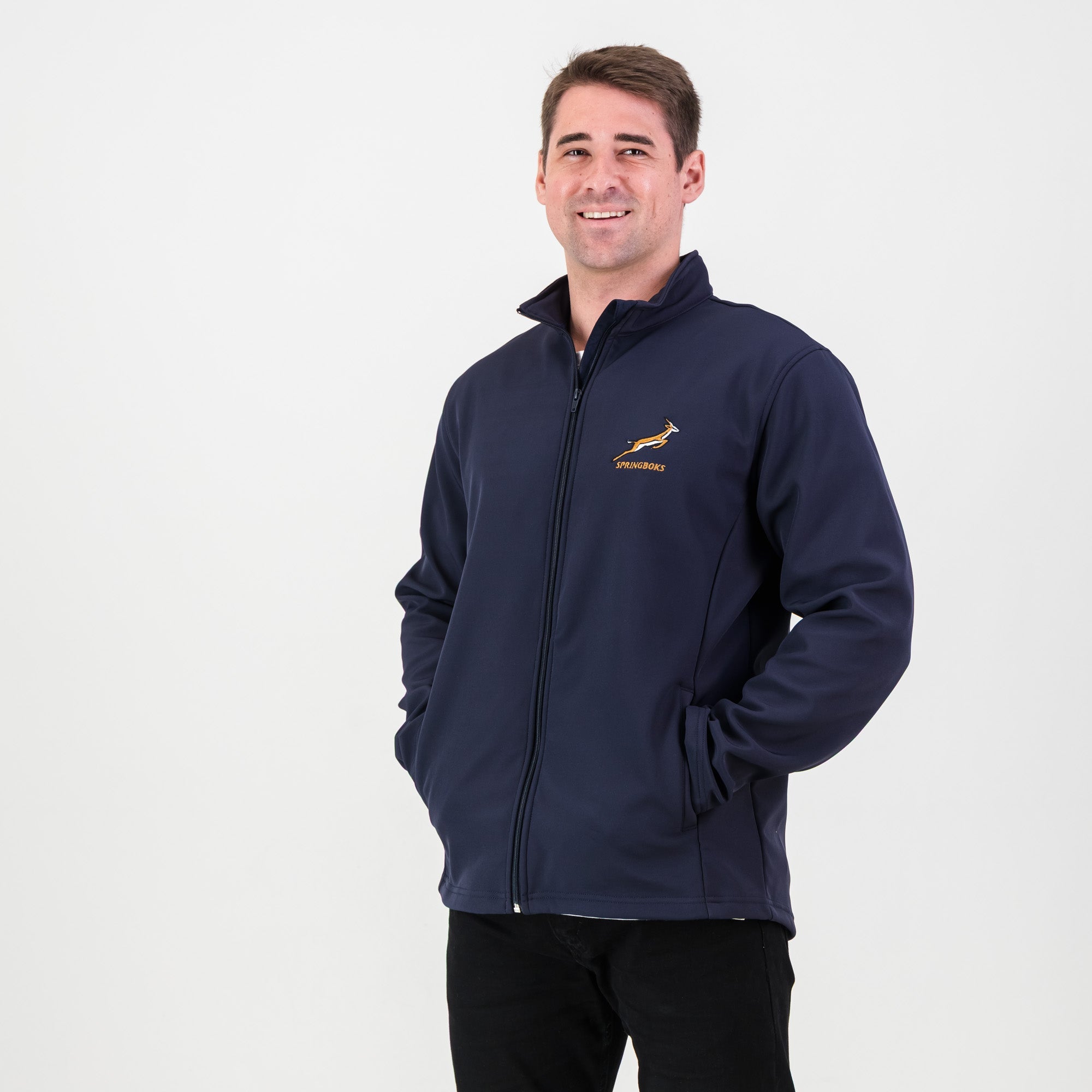 Springboks WL Soft Shell Jacket-Navy