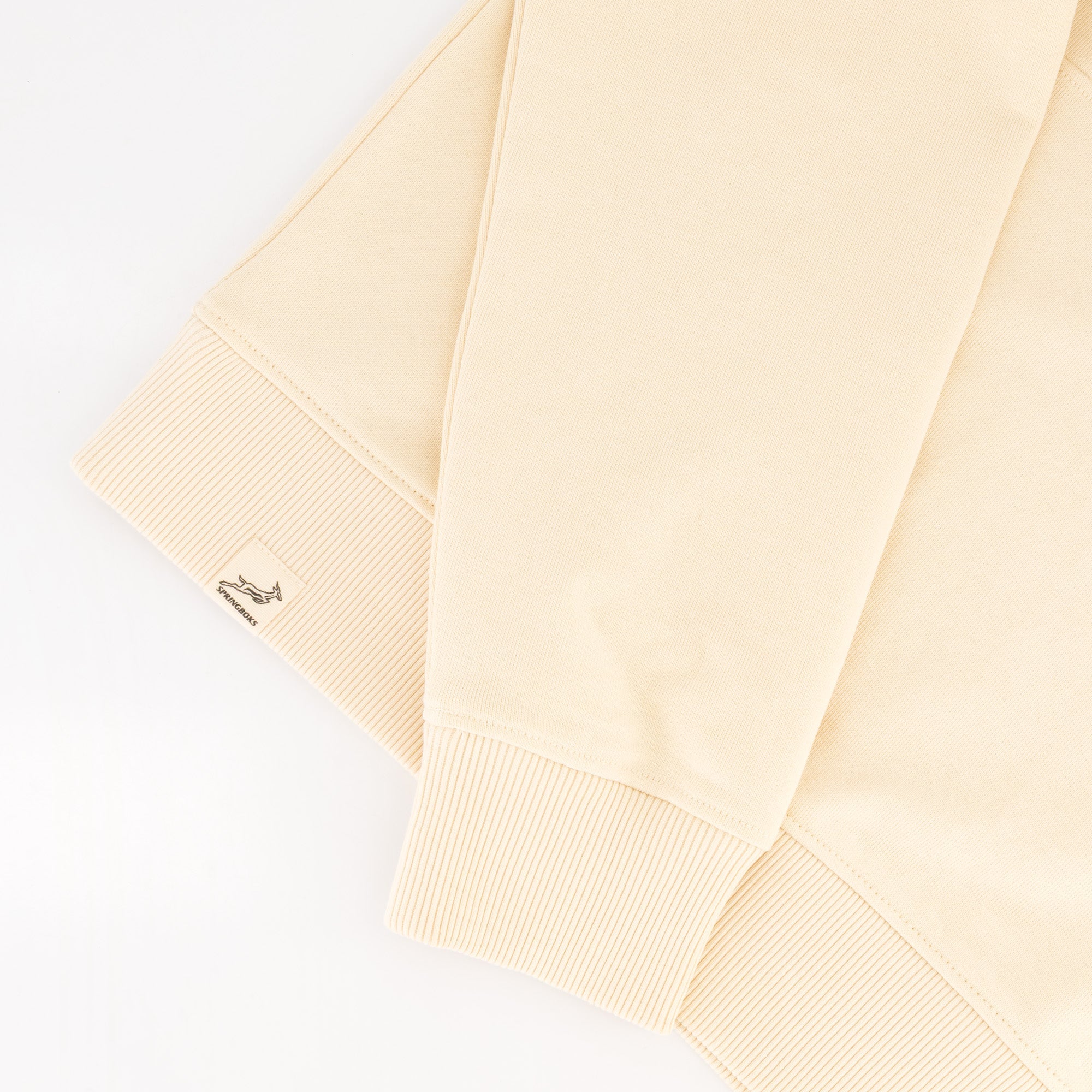 Springboks Word Quarter Zip Sweat-Ivory