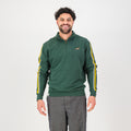 Springboks Twill SLV Quarter Zip Sweat-OS Green
