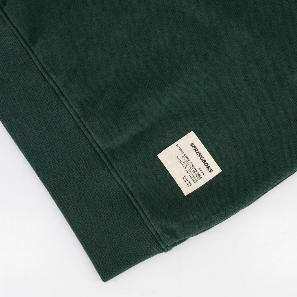 Springboks Twill SLV Quarter Zip Sweat-OS Green