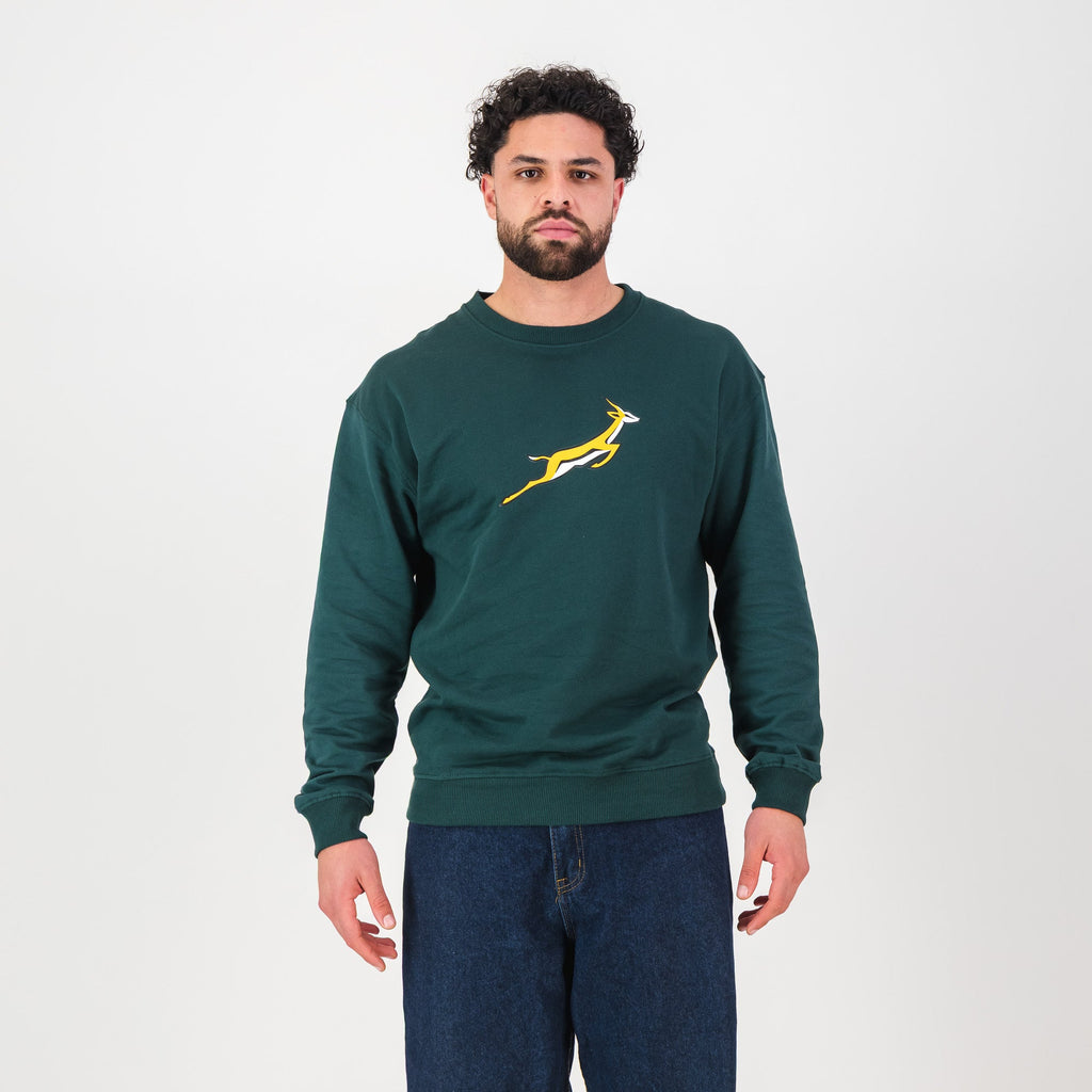 Springboks WL Crew Neck Sweat-OS Green