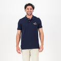 Springboks Vintage SB EMB 2 B SS Polo - Navy