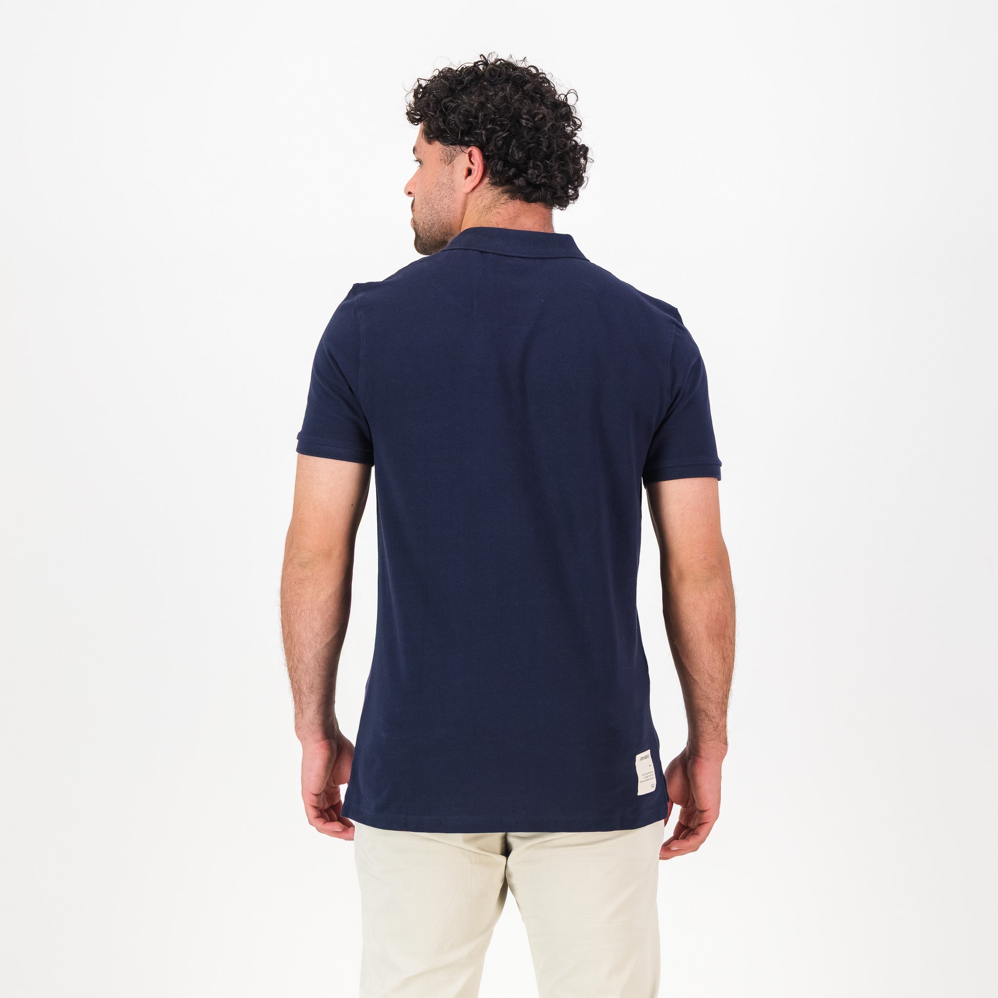 Springboks Vintage SB EMB 2 B SS Polo - Navy