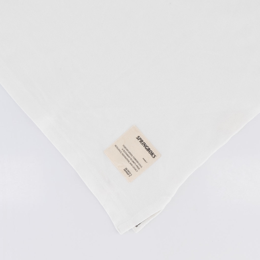 Springboks Vintage SB EMB 2 B SS Polo - White