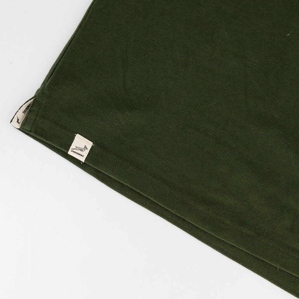 Springboks Tipped SS Polo - Military Olive