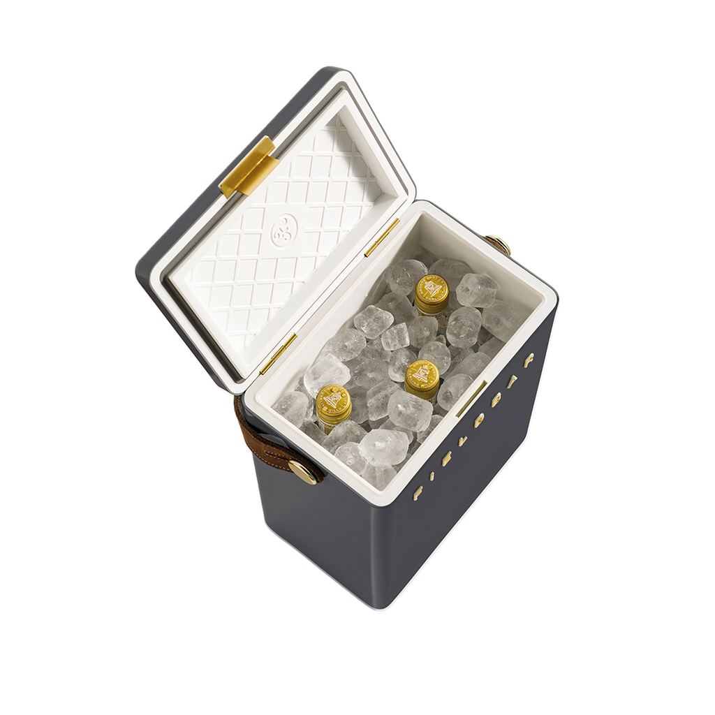 Drinks Box & Towel Bundle / Oyster Grey