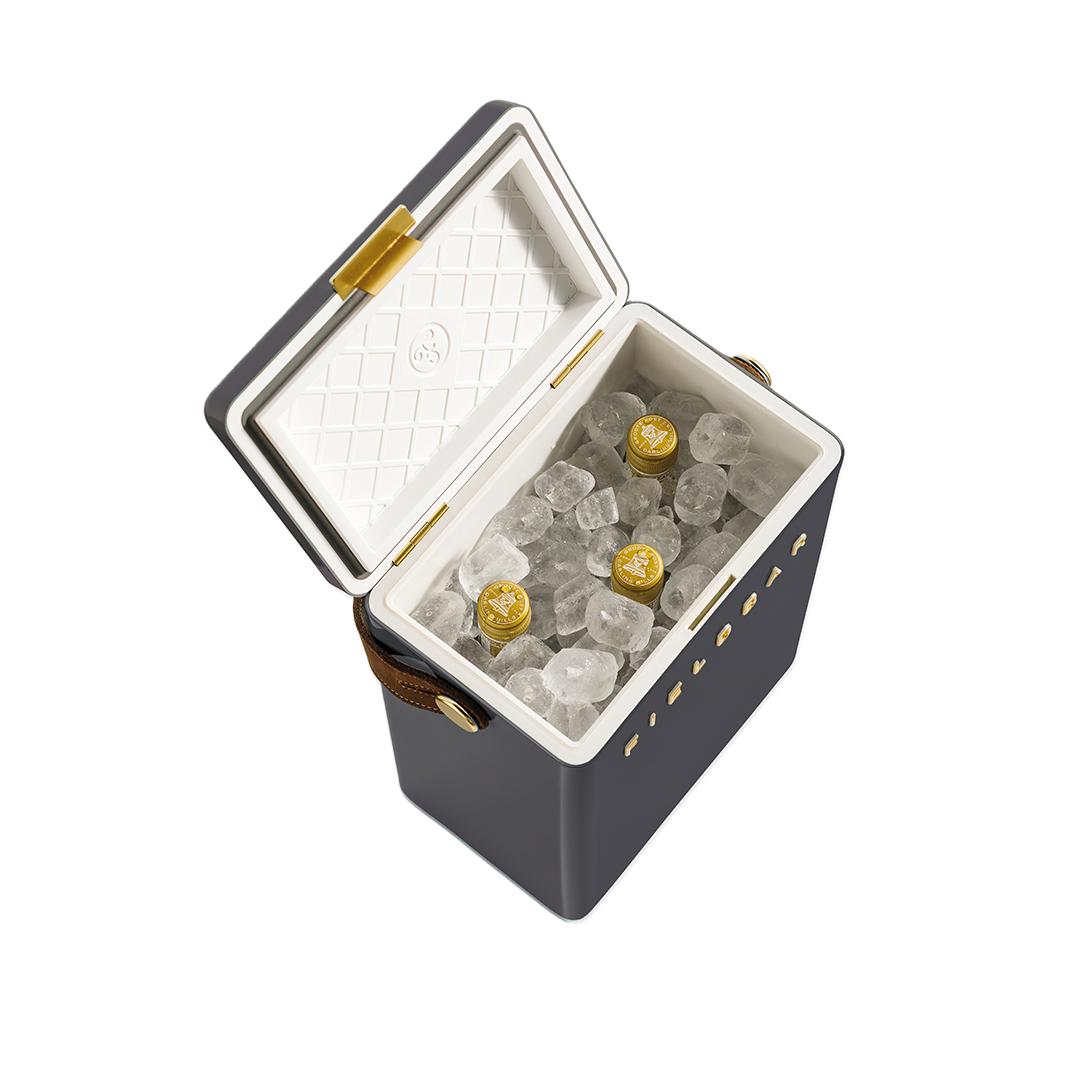 Drinks Box & Towel Bundle / Oyster Grey