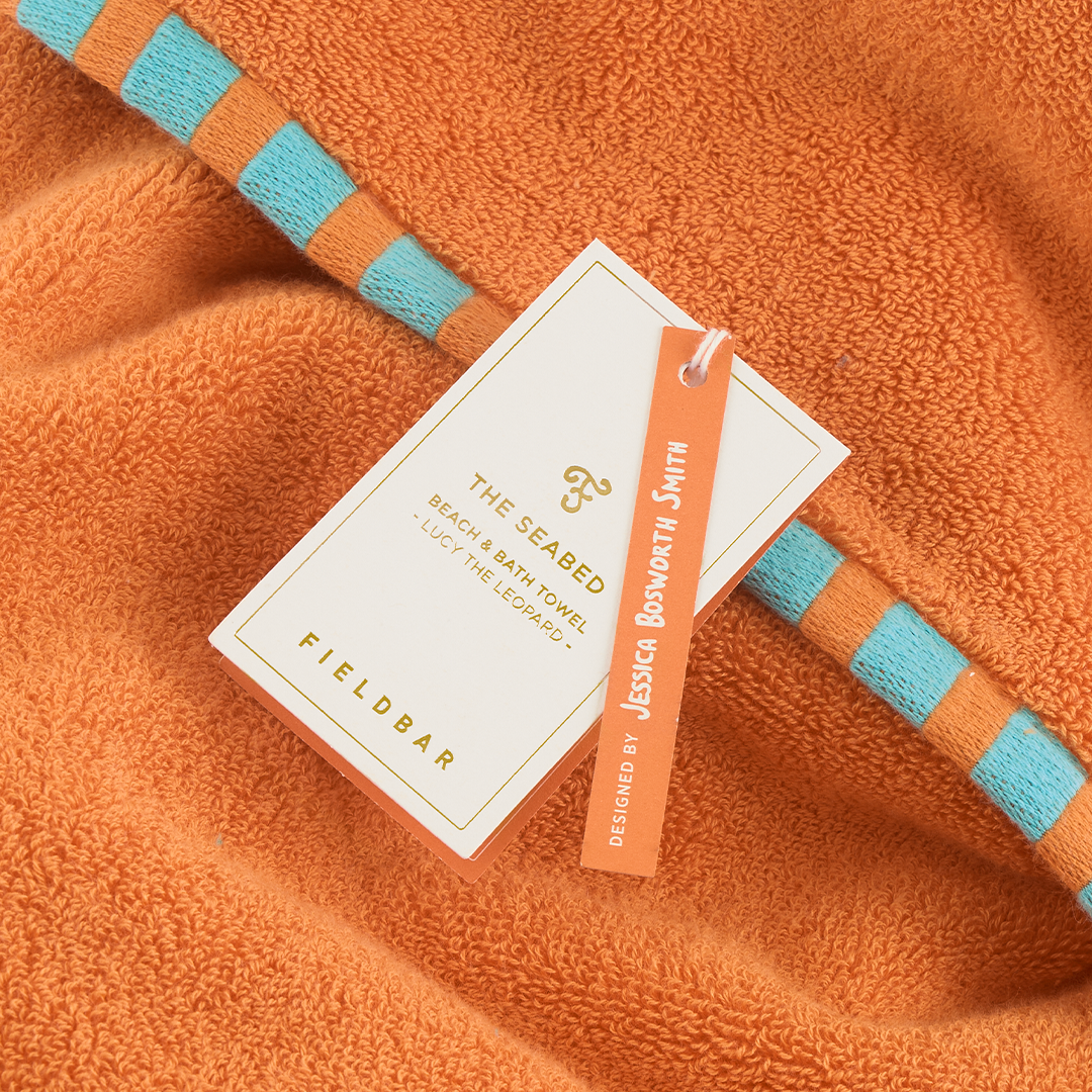 The Seabed Beach & Bath Towel / Orchard Orange