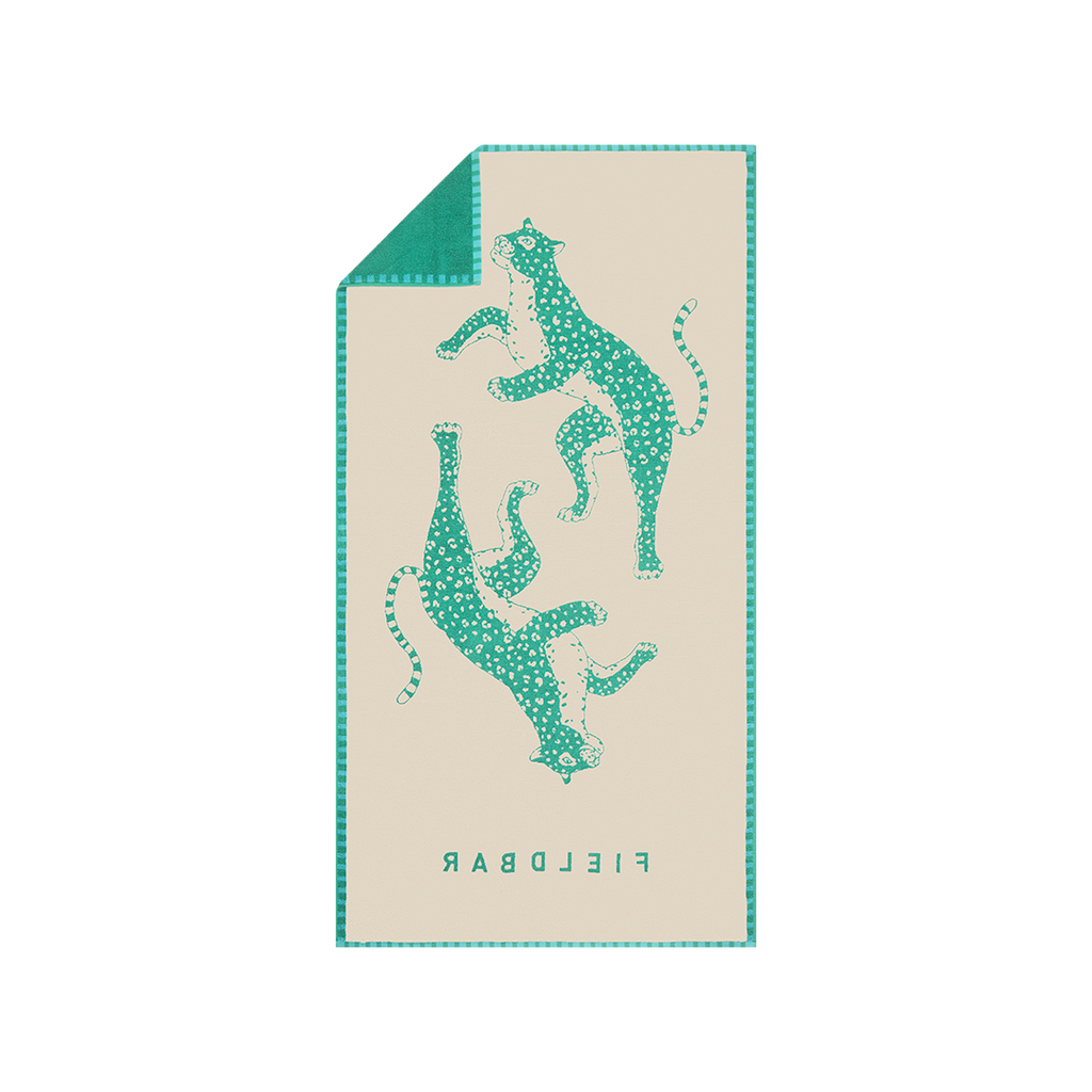 The Seabed Beach & Bath Towel / Parisian Green