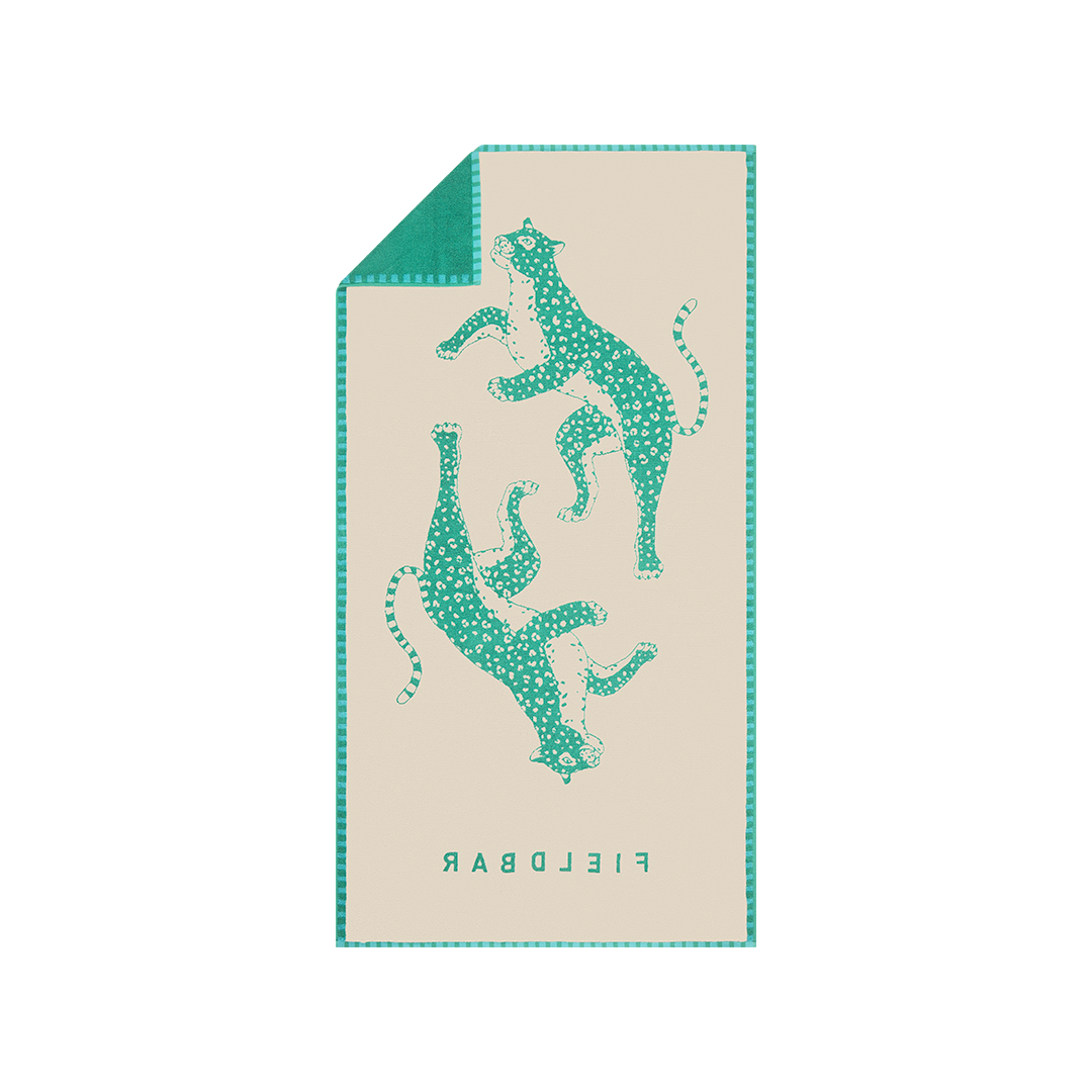 Drinks Box & Towel Bundle / Parisian Green