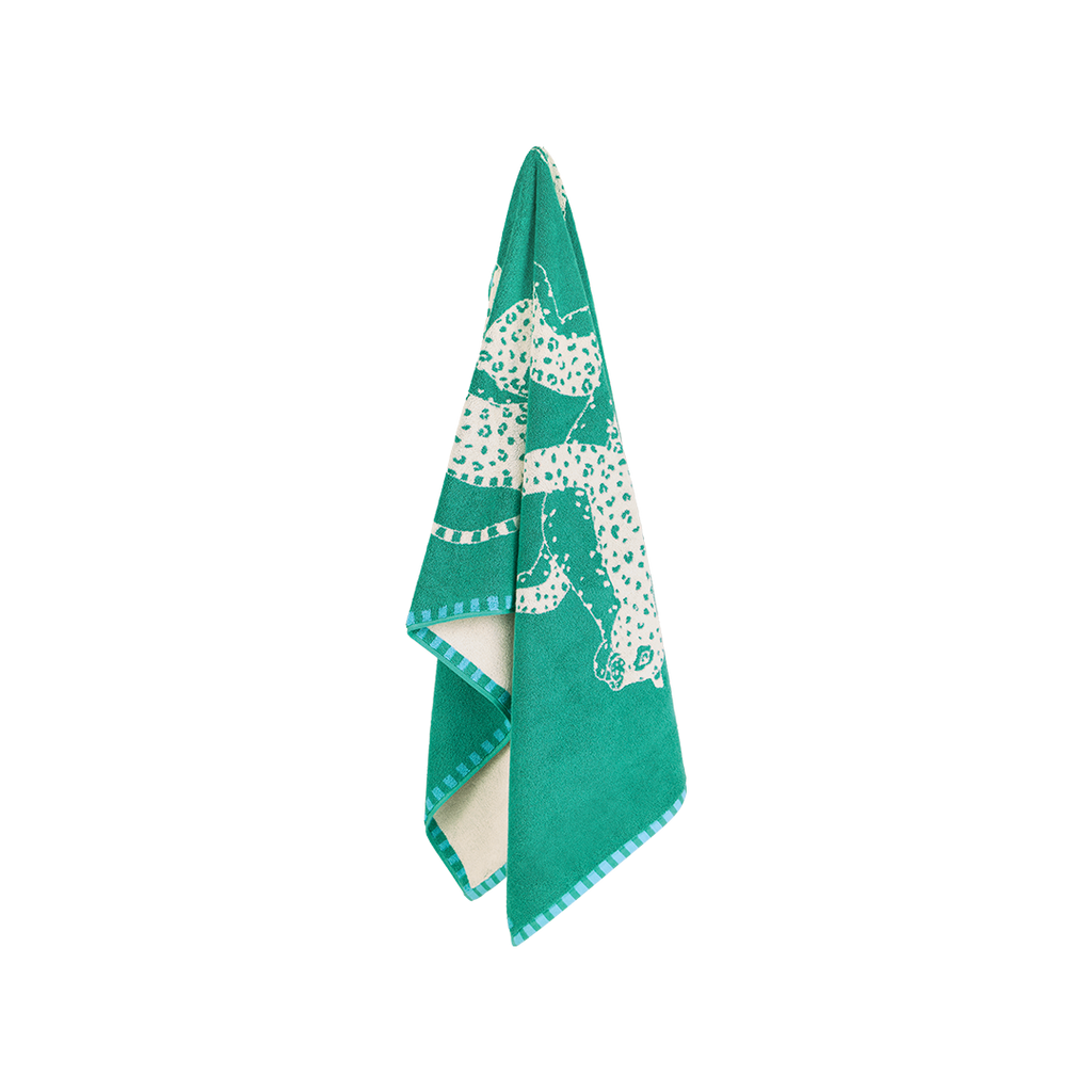 The Seabed Beach & Bath Towel / Parisian Green