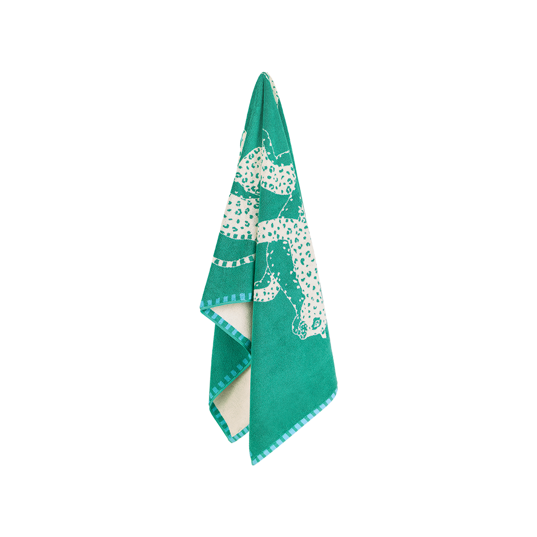 The Seabed Beach & Bath Towel / Parisian Green