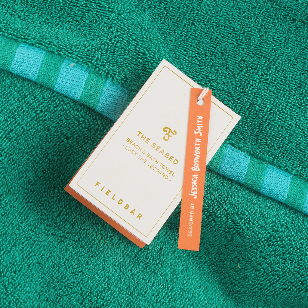 The Seabed Beach & Bath Towel / Parisian Green