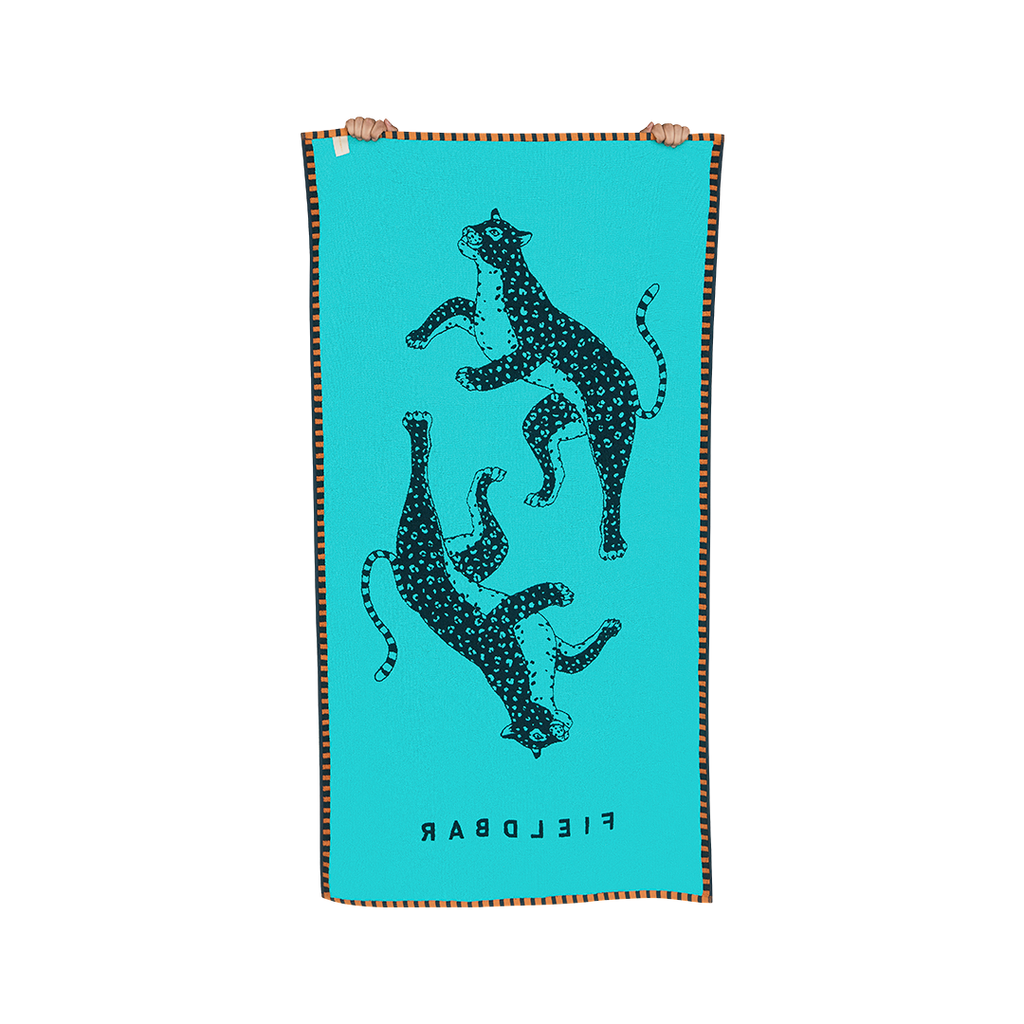 The Seabed Beach & Bath Towel / Sea Boat Blue