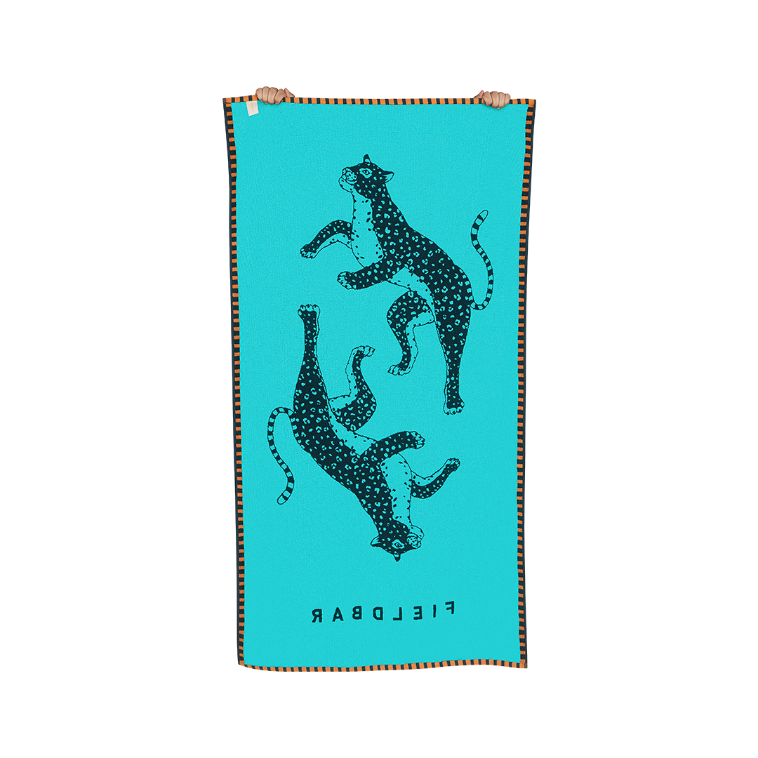 The Seabed Beach & Bath Towel / Sea Boat Blue