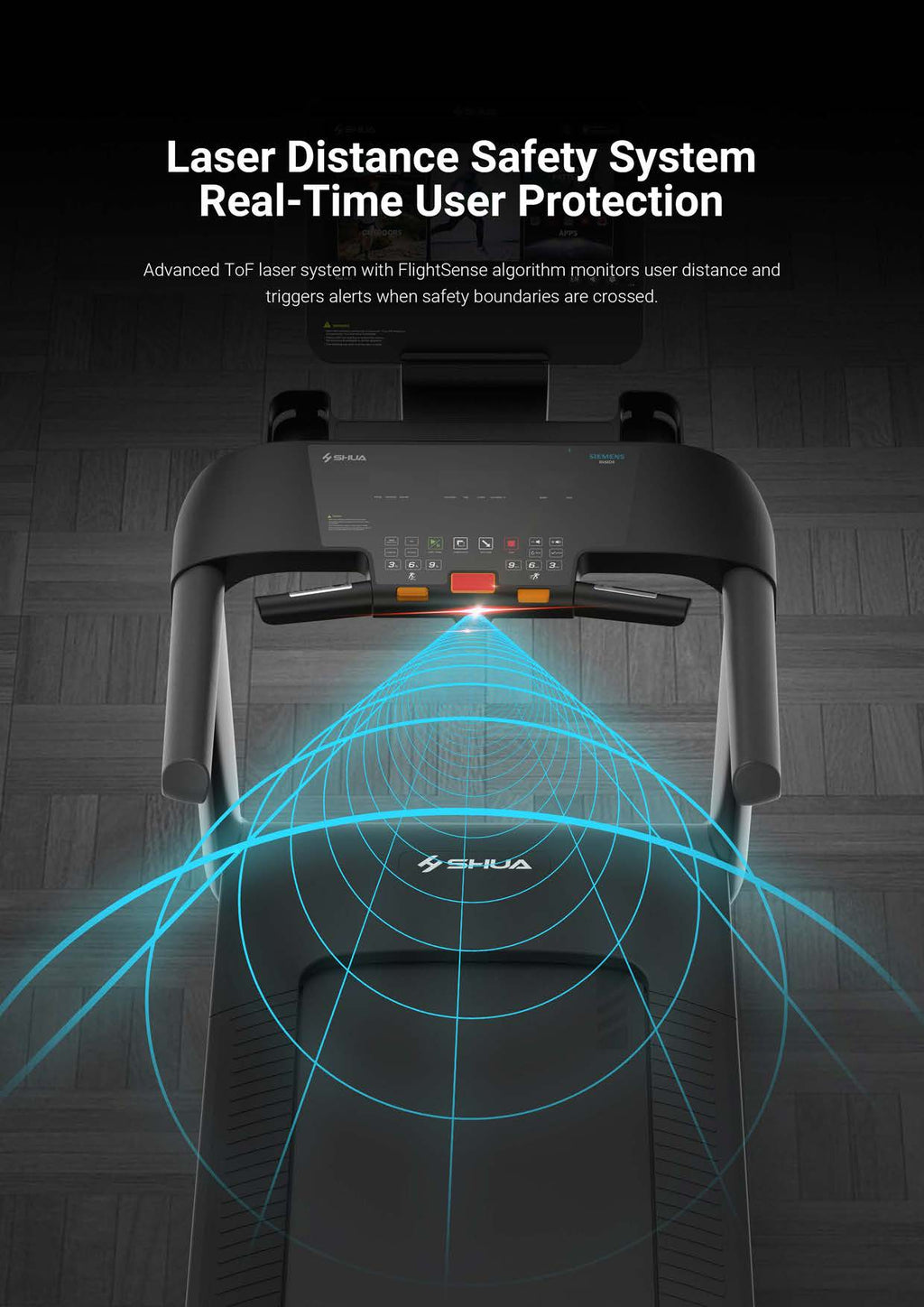 Shua S2+ Pro Commercial Treadmill - 21.5” Touch Screen (7 Year Warranty)