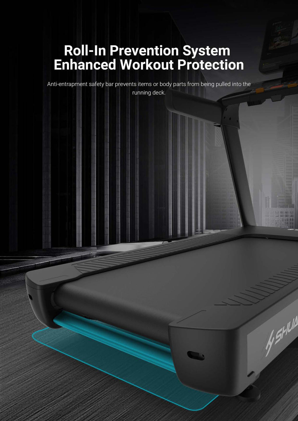 Shua S2+ Pro Commercial Treadmill - 21.5” Touch Screen (7 Year Warranty)