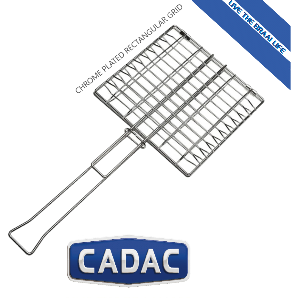 Born Free Chrome Plated Rectangular Grid - 2015023S (Cadac)
