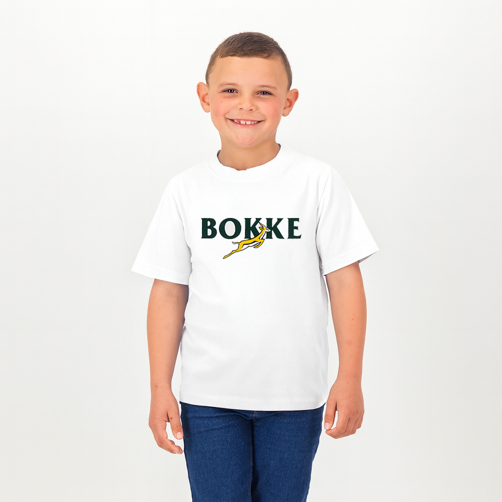 Springboks WL Kids Springboks Bok Regular Tee-White