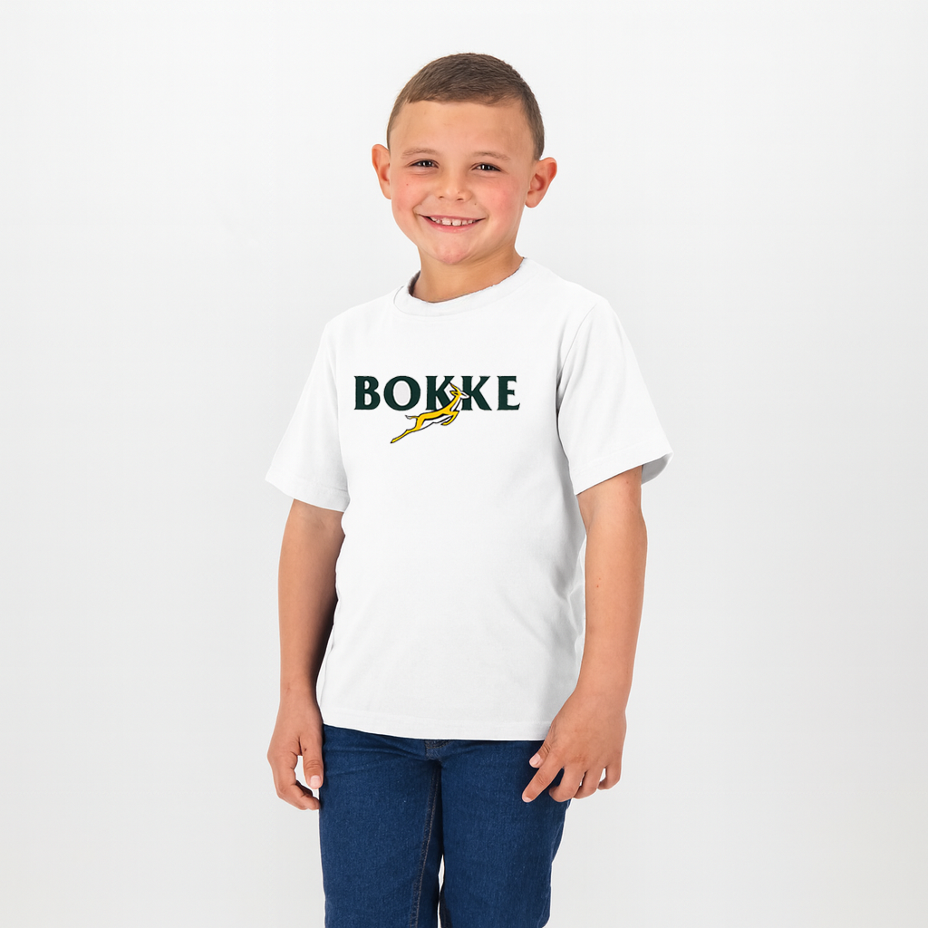 Springboks WL Kids Springboks Bok Regular Tee-White