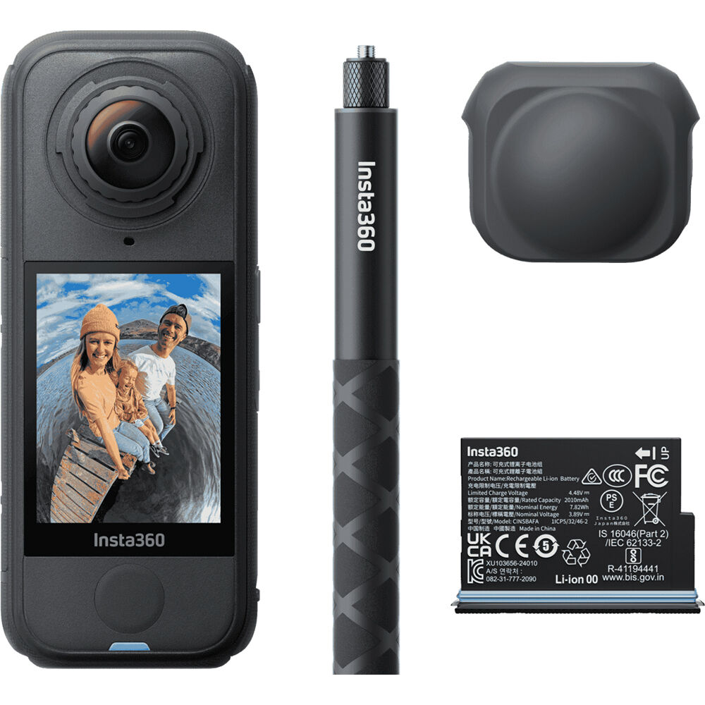 Insta360 X4 Air 360 Action Camera Starter Bundle (Graphite Black)