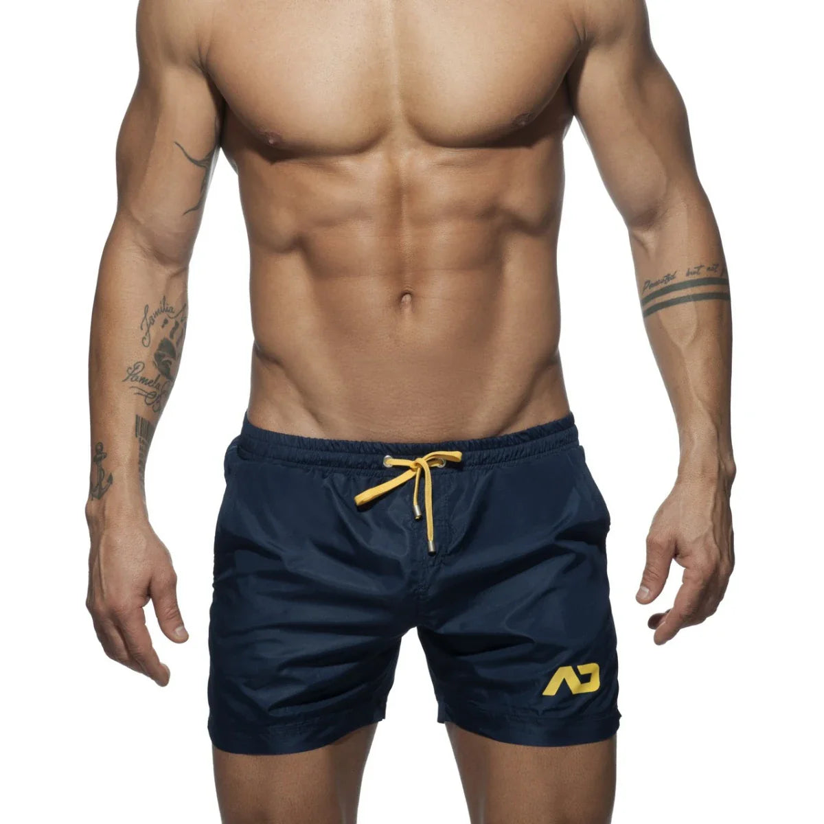 BASIC ADDICTED SWIM LONG SHORT - NAVY