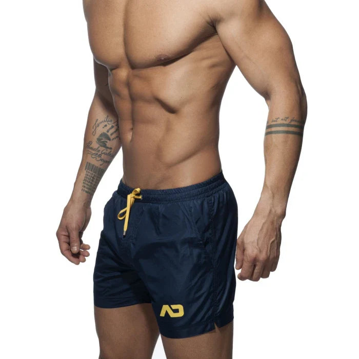 BASIC ADDICTED SWIM LONG SHORT - NAVY